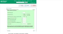 Desktop Screenshot of payecalculator.hmrc.gov.uk
